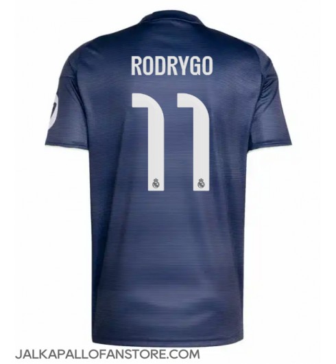 Real Madrid Rodrygo Goes #11 Vieraspaita 2025-26 Lyhythihainen Real Madrid Rodrygo Goes #11 Vieraspaita 2025-26 Lyhythihainen